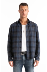 Camisa Wool Touch Corvus Irish Midnight Blue