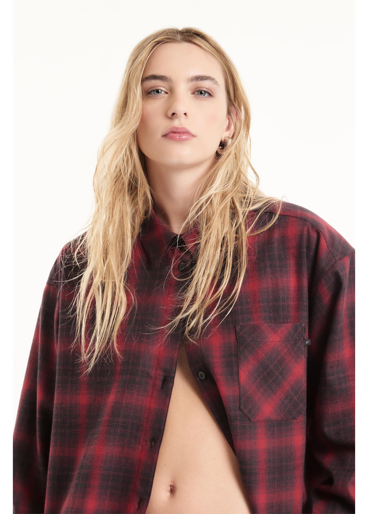 Camisa Wool Touch Denmark Cereja