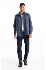 Camisa Wool Touch Dublin Jackshirt Marinho