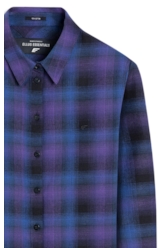 Camisa Wool Touch Estonia Relaxed Azul Carbono
