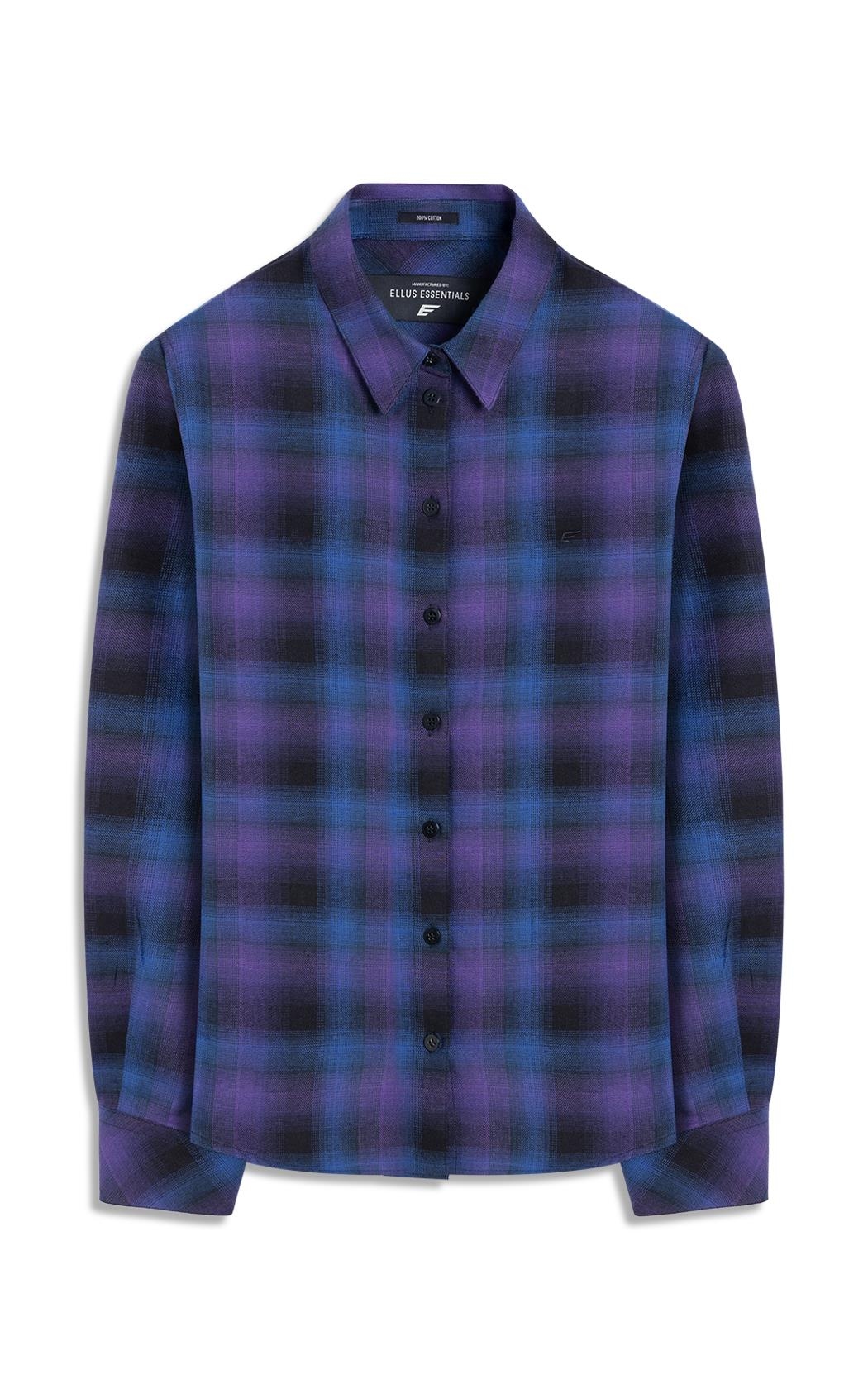Camisa Wool Touch Estonia Relaxed Azul Carbono