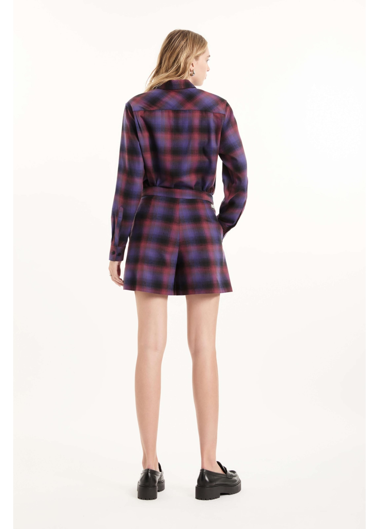 Camisa Wool Touch Estonia Vinho