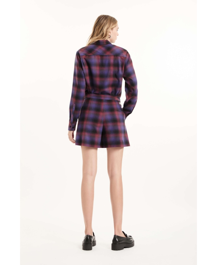 Camisa Wool Touch Estonia Vinho