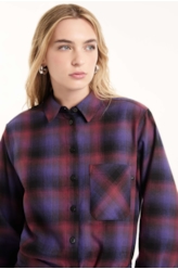 Camisa Wool Touch Estonia Vinho