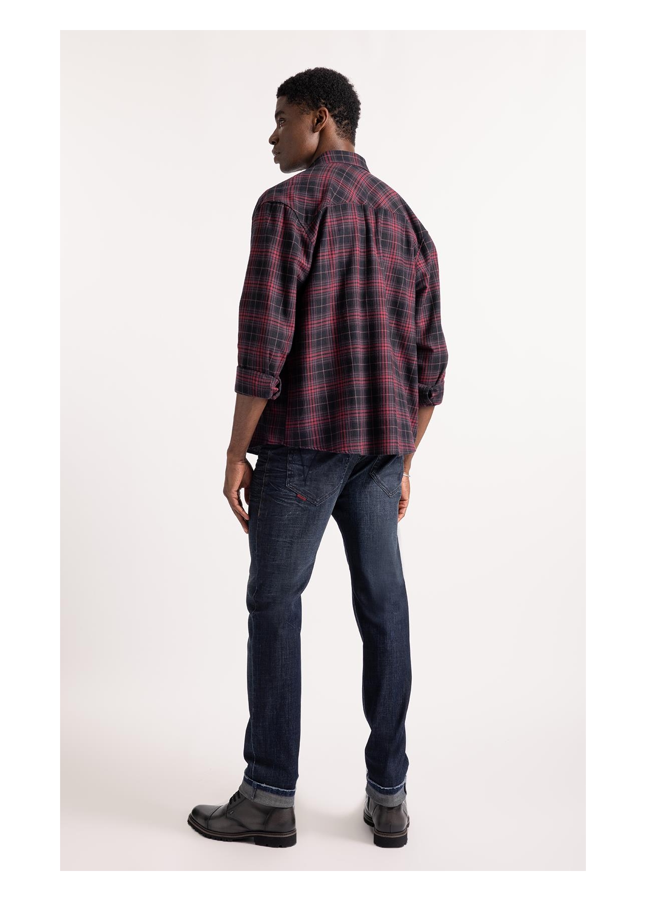 Camisa Wool Touch Iceland Irish Vinho