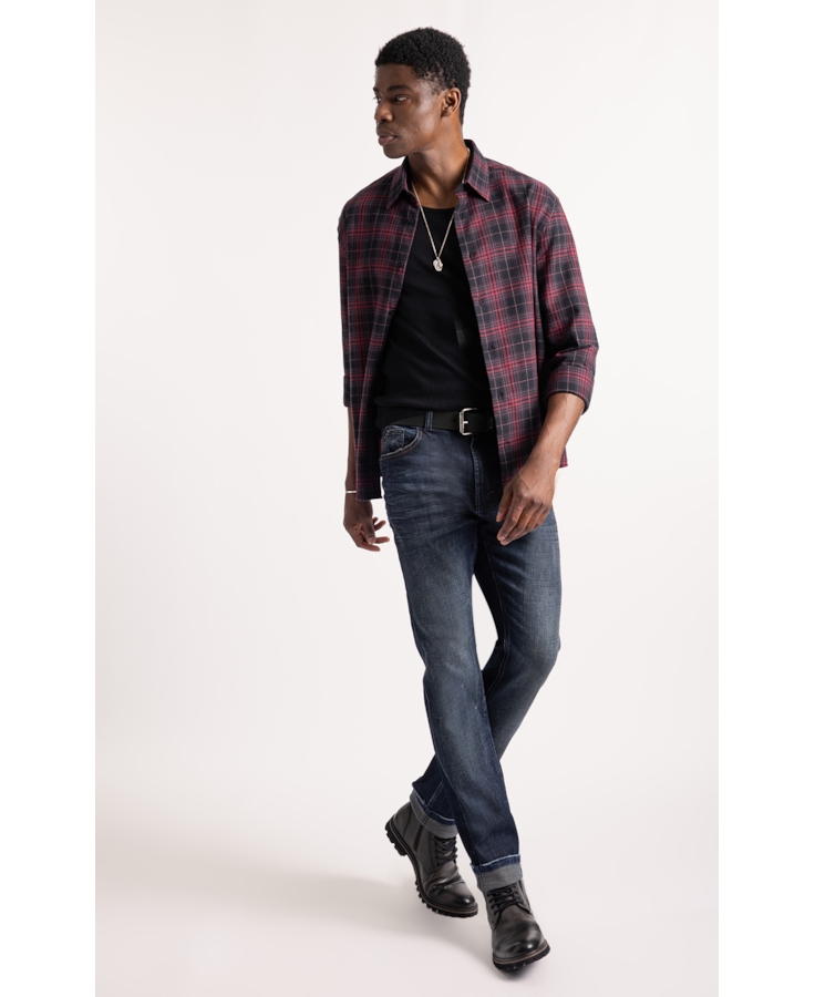 Camisa Wool Touch Iceland Irish Vinho
