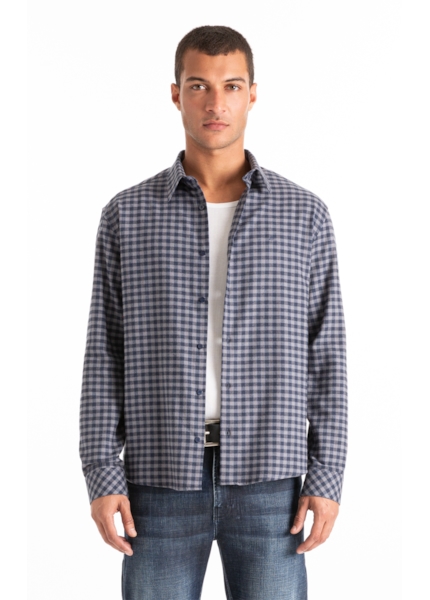 Camisa Wool Touch Irish Grafite