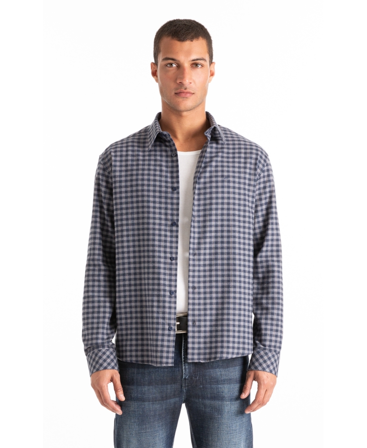 Camisa Wool Touch Irish Grafite
