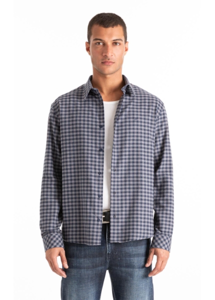 Camisa Wool Touch Irish Grafite