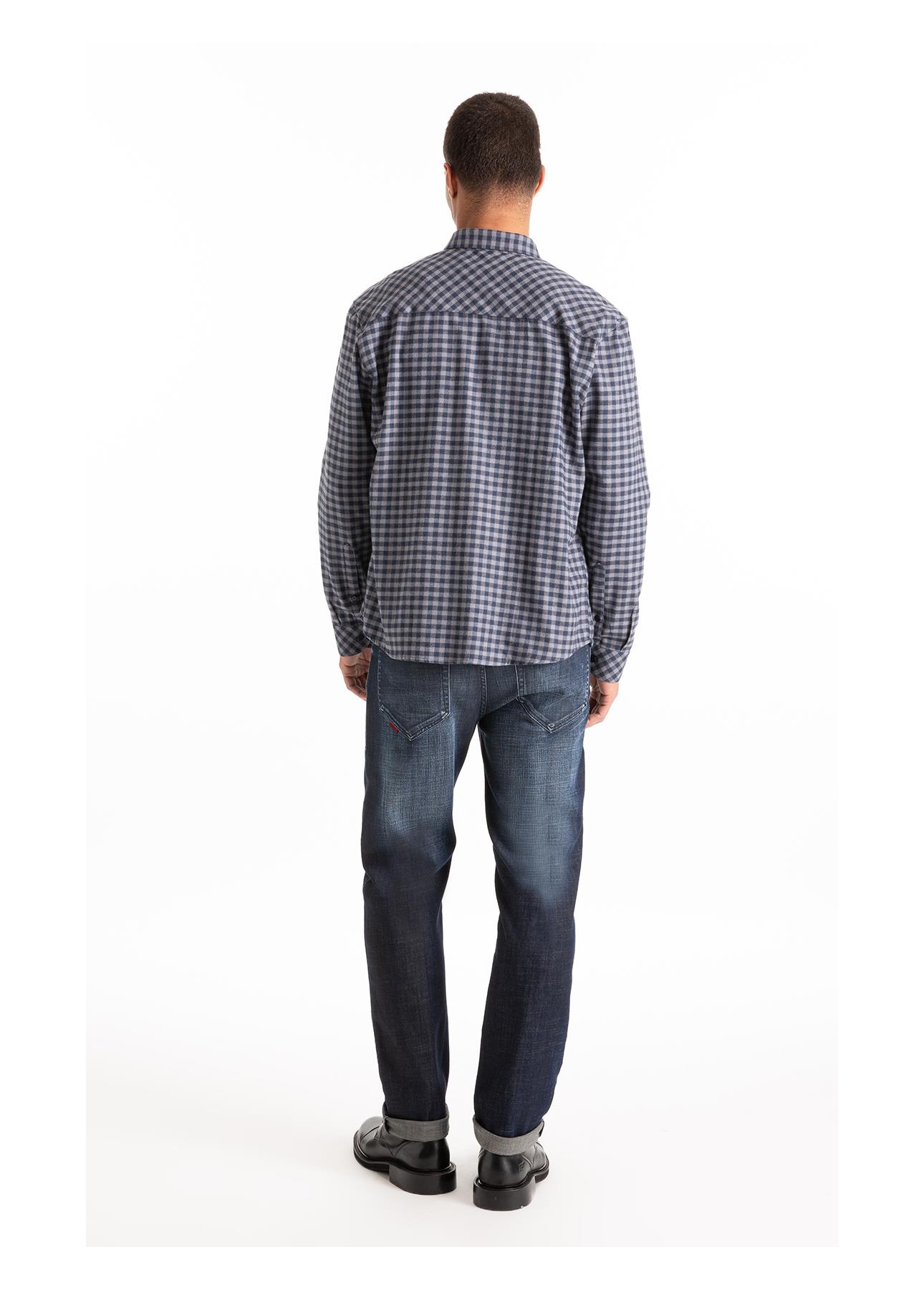Camisa Wool Touch Irish Grafite