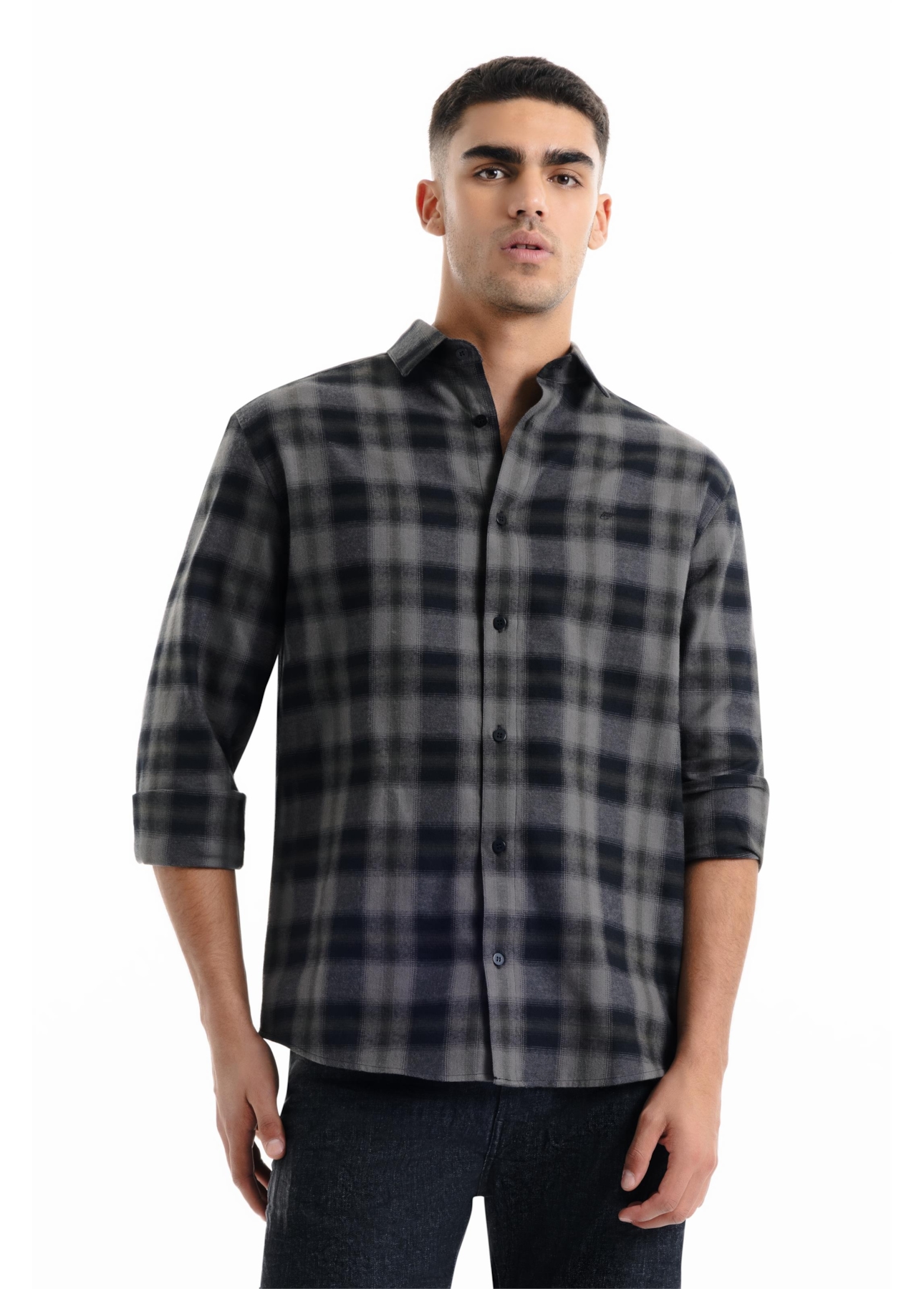 Camisa Wool Touch Sweden Classic Xangai Floresta