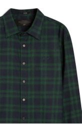 Camisa Wool Touch Trads Plaid Classic Verde Escuro
