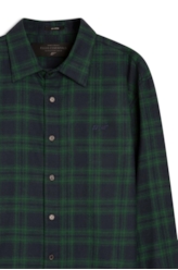 Camisa Wool Touch Trads Plaid Classic Verde Escuro
