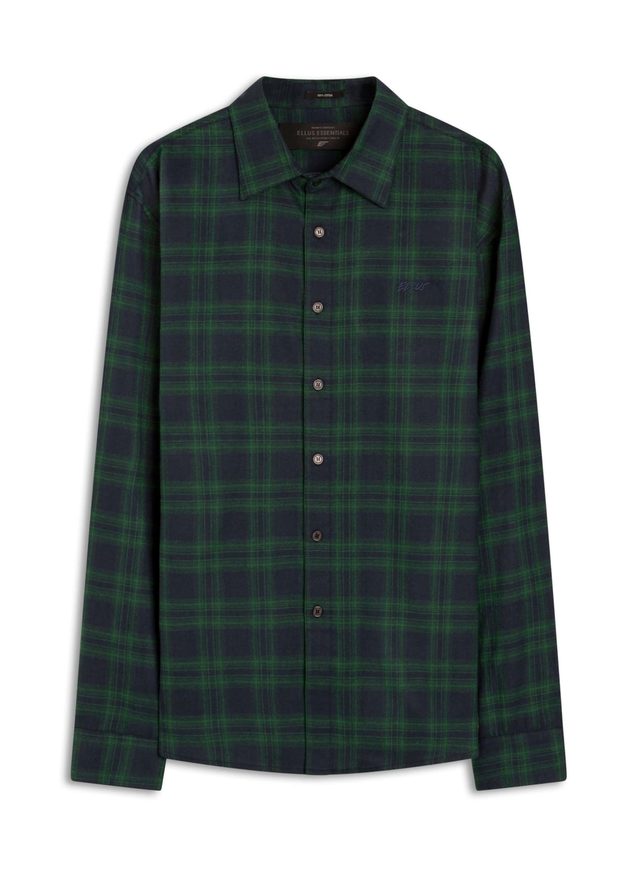 Camisa Wool Touch Trads Plaid Classic Verde Escuro