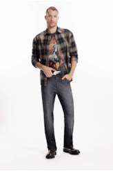 Camisa Wool Touch Verona Slim New Italian Caqui
