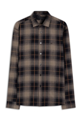 Camisa Wool Touch Verona Slim New Italian Caqui
