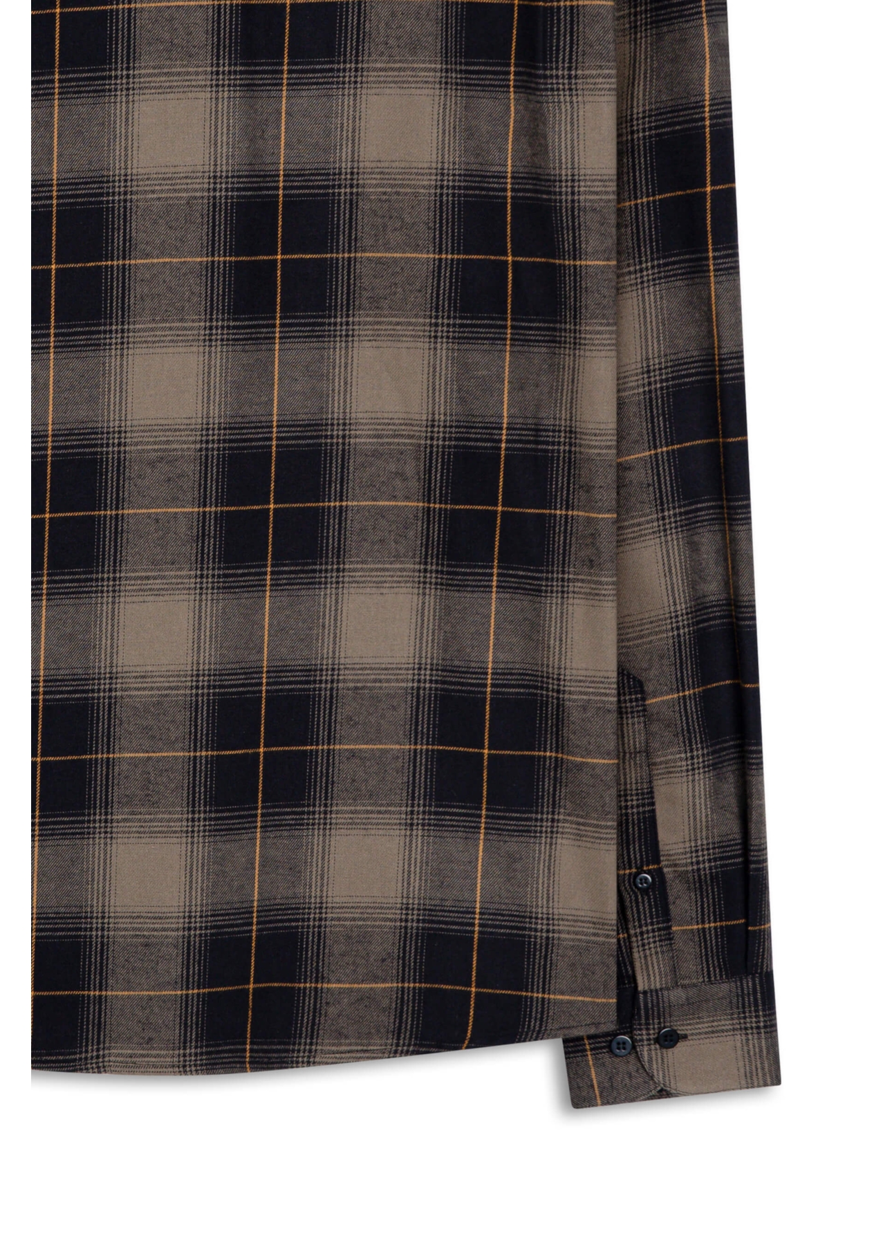 Camisa Wool Touch Verona Slim New Italian Caqui