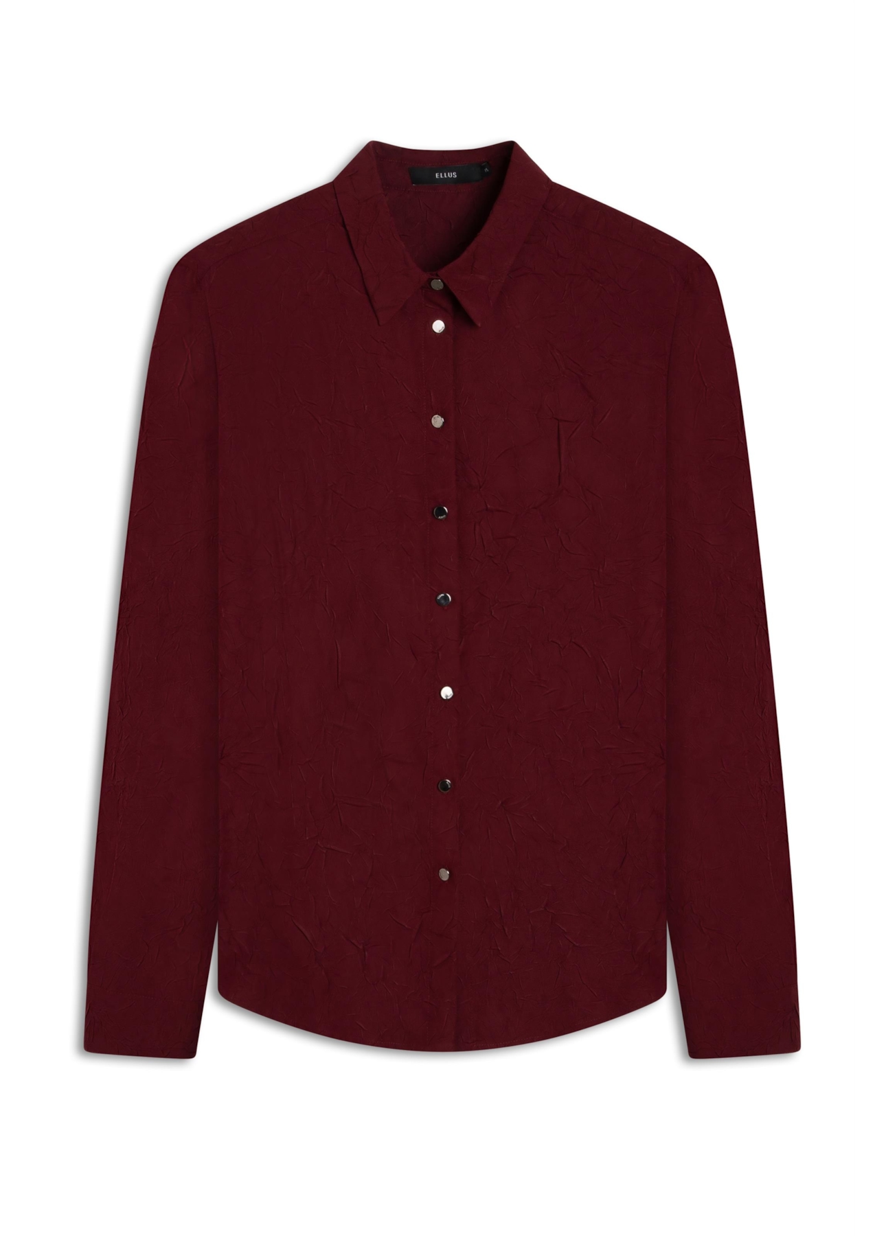 Camisa Wrinkled Classic Bordeaux