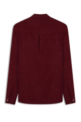 Camisa Wrinkled Classic Bordeaux