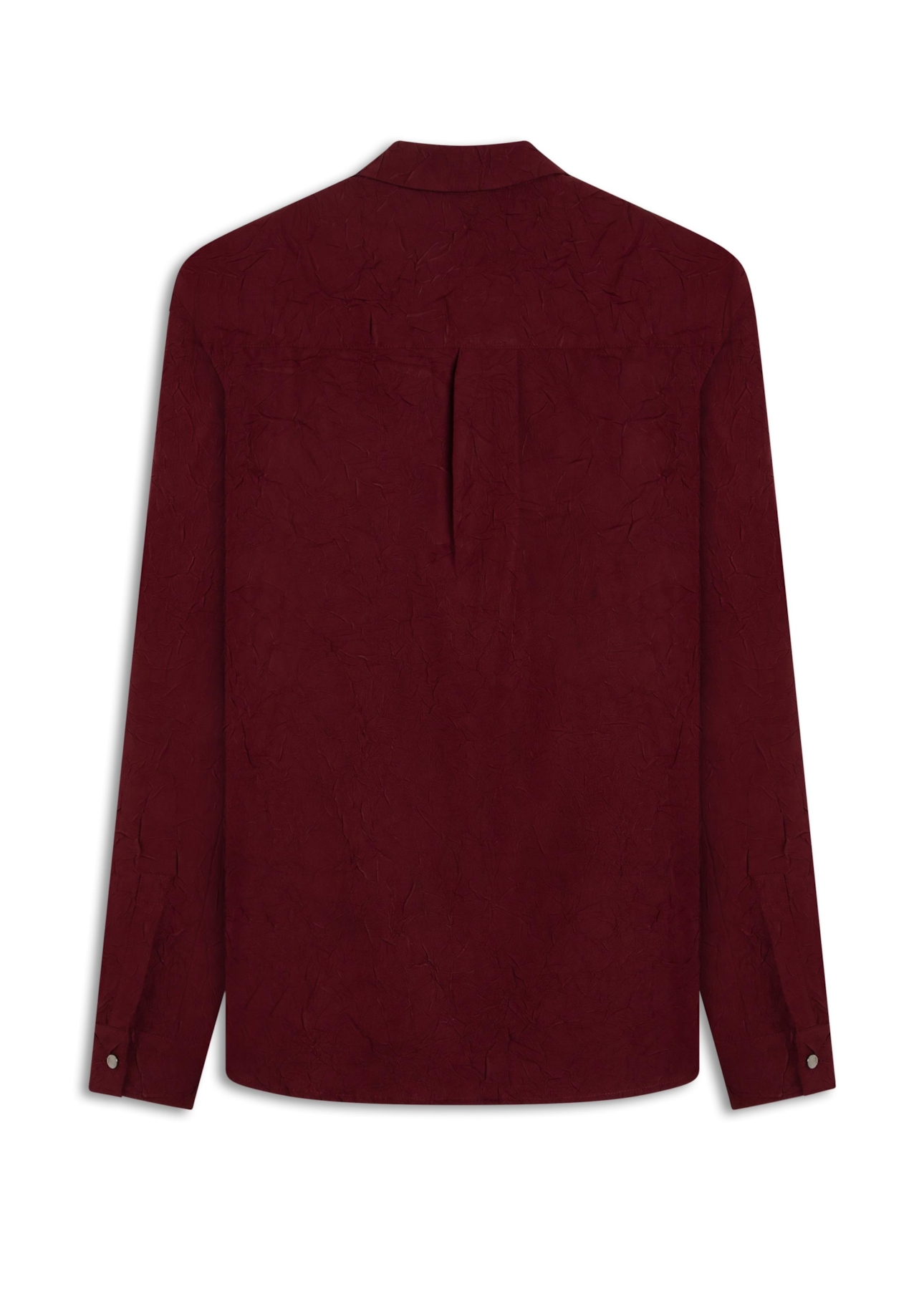 Camisa Wrinkled Classic Bordeaux