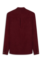 Camisa Wrinkled Classic Bordeaux