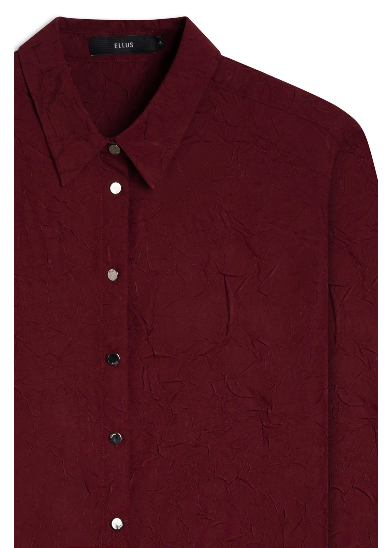 Camisa Wrinkled Classic Bordeaux