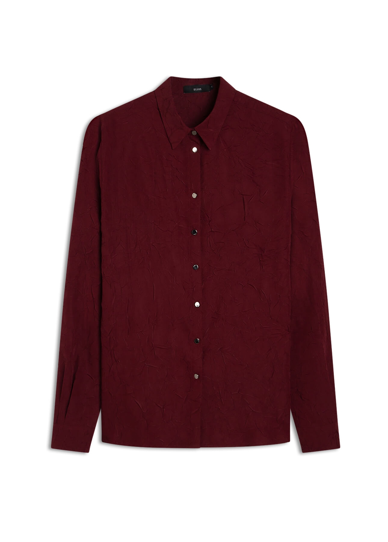 Camisa Wrinkled Classic Bordeaux