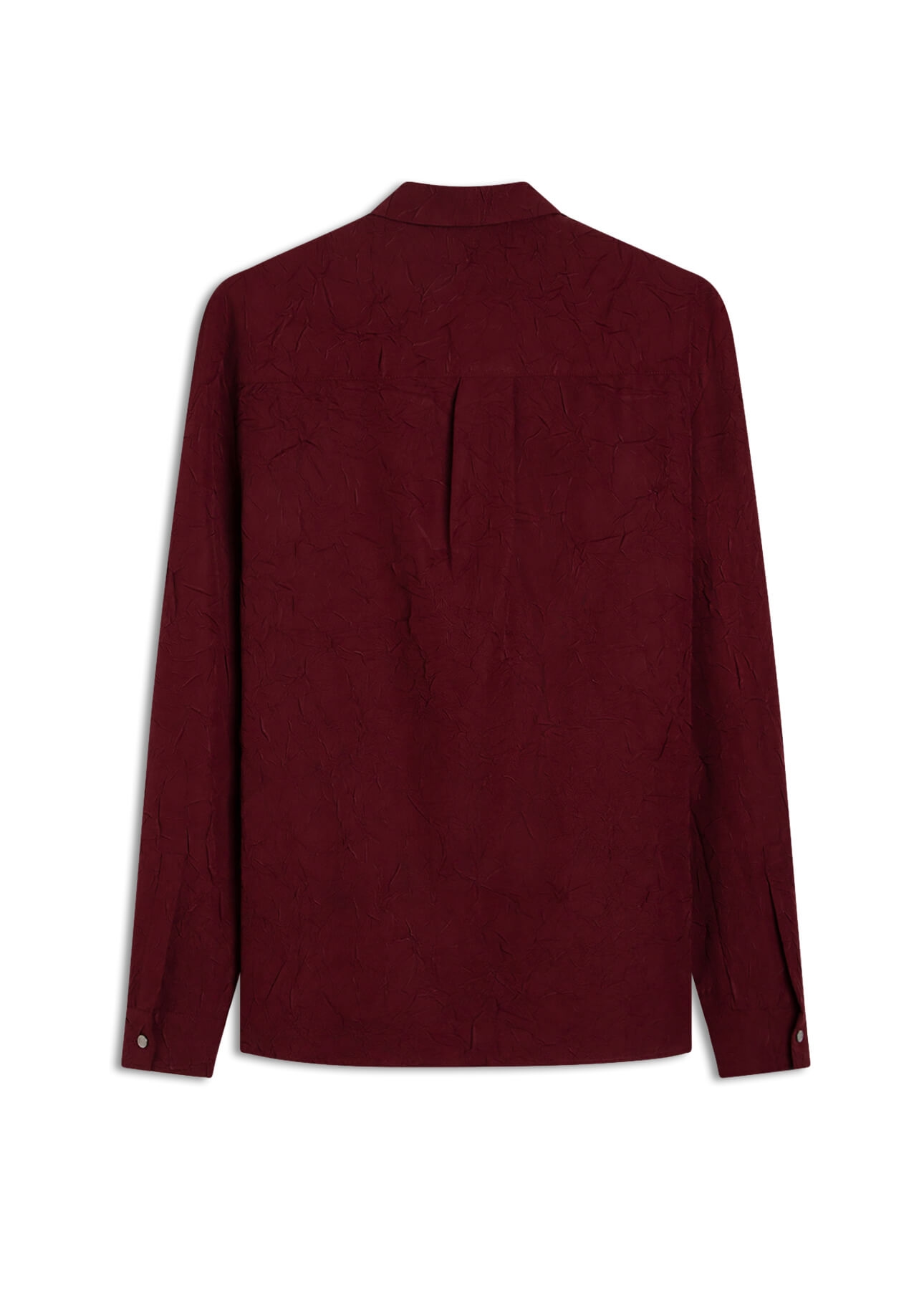 Camisa Wrinkled Classic Bordeaux