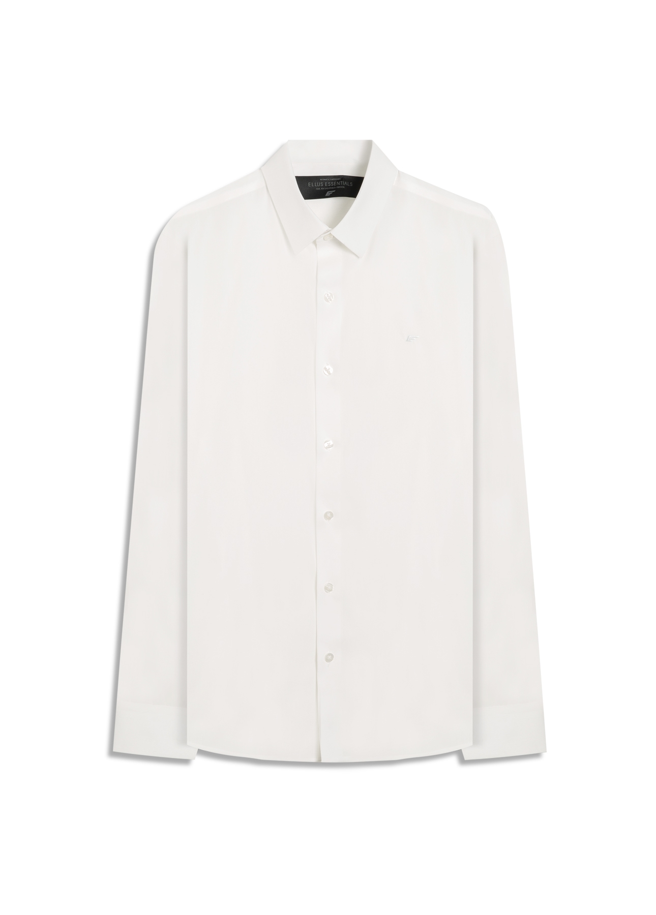 Camisa Wrinkled Cotton Slim Branco