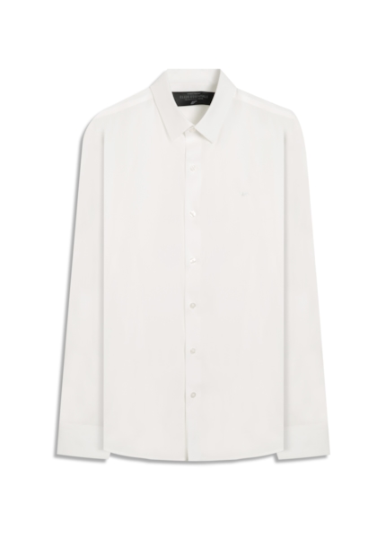 Camisa Wrinkled Cotton Slim Branco