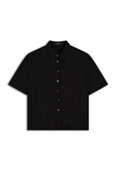 Camisa Wrinkled Petit Preto