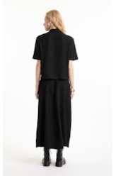 Camisa Wrinkled Petit Preto