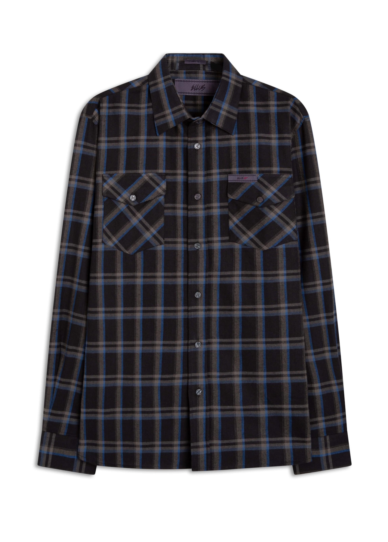 Camisa Xadrez Atlantic Plaid Cinza