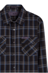 Camisa Xadrez Atlantic Plaid Cinza