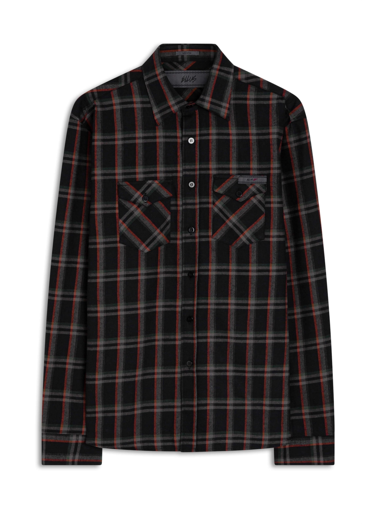 Camisa Xadrez Atlantic Plaid Preto