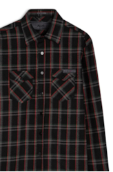 Camisa Xadrez Atlantic Plaid Preto