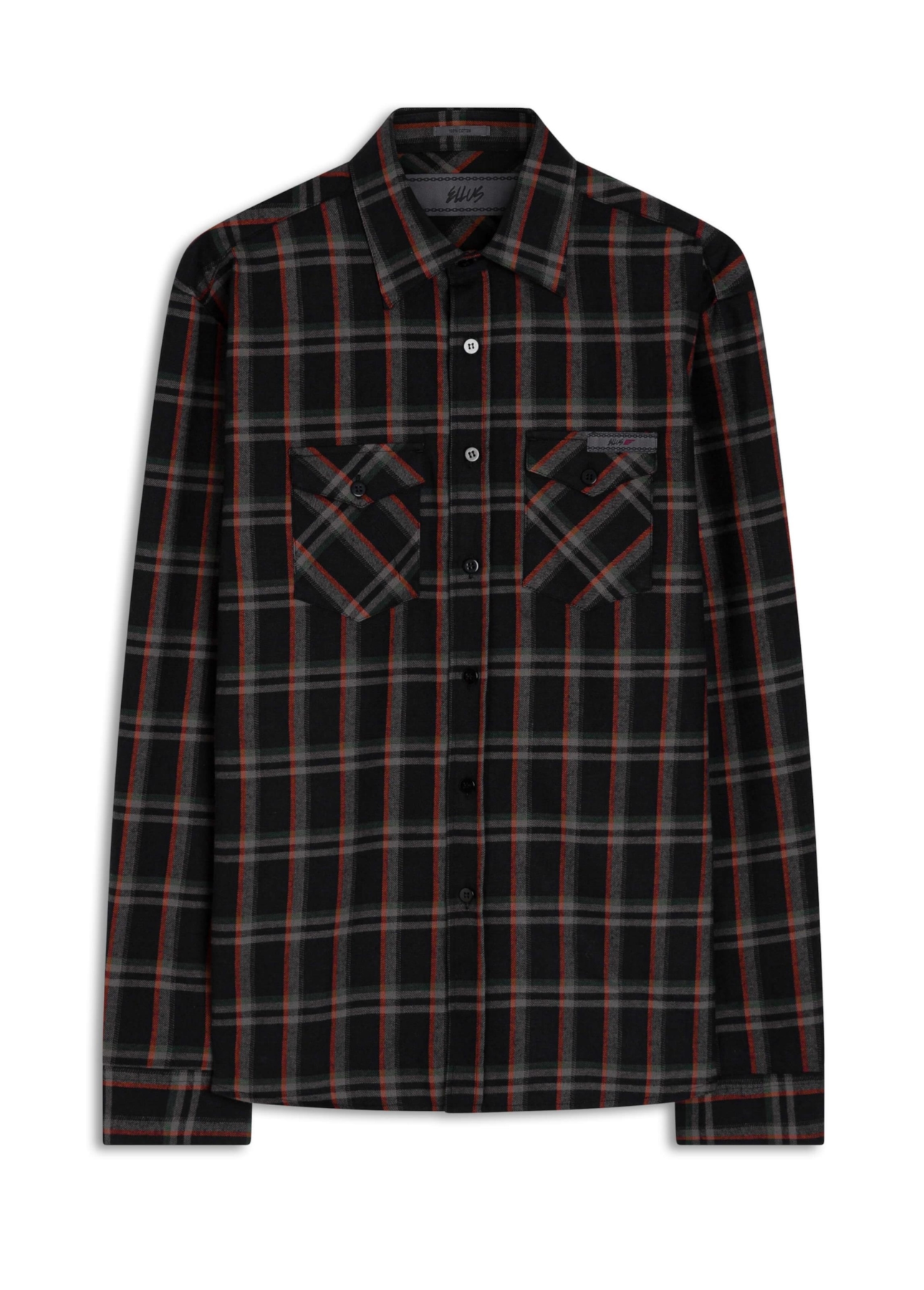 Camisa Xadrez Atlantic Plaid Preto