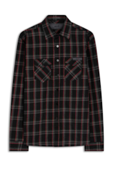 Camisa Xadrez Atlantic Plaid Preto
