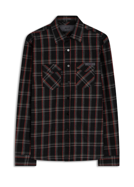 Camisa Xadrez Atlantic Plaid Preto