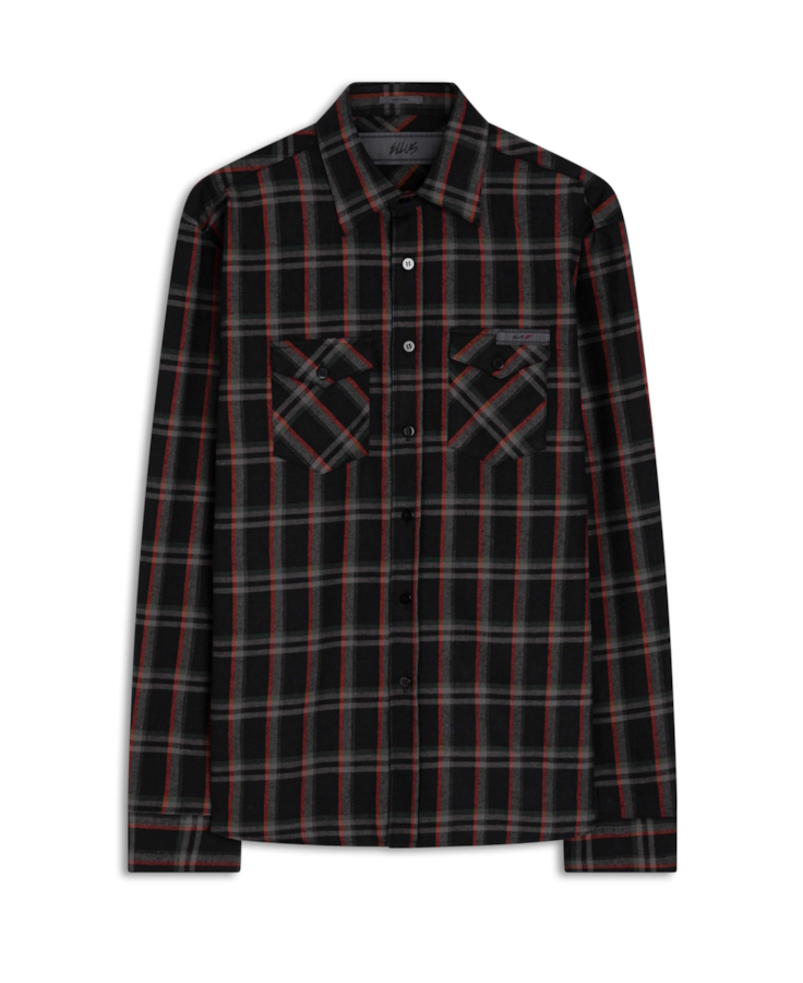 Camisa Xadrez Atlantic Plaid Preto