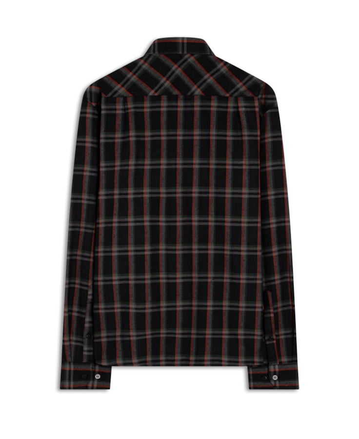 Camisa Xadrez Atlantic Plaid Preto