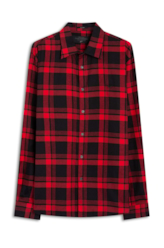 Camisa Xadrez Kalemo Class Anatomic Vermelho
