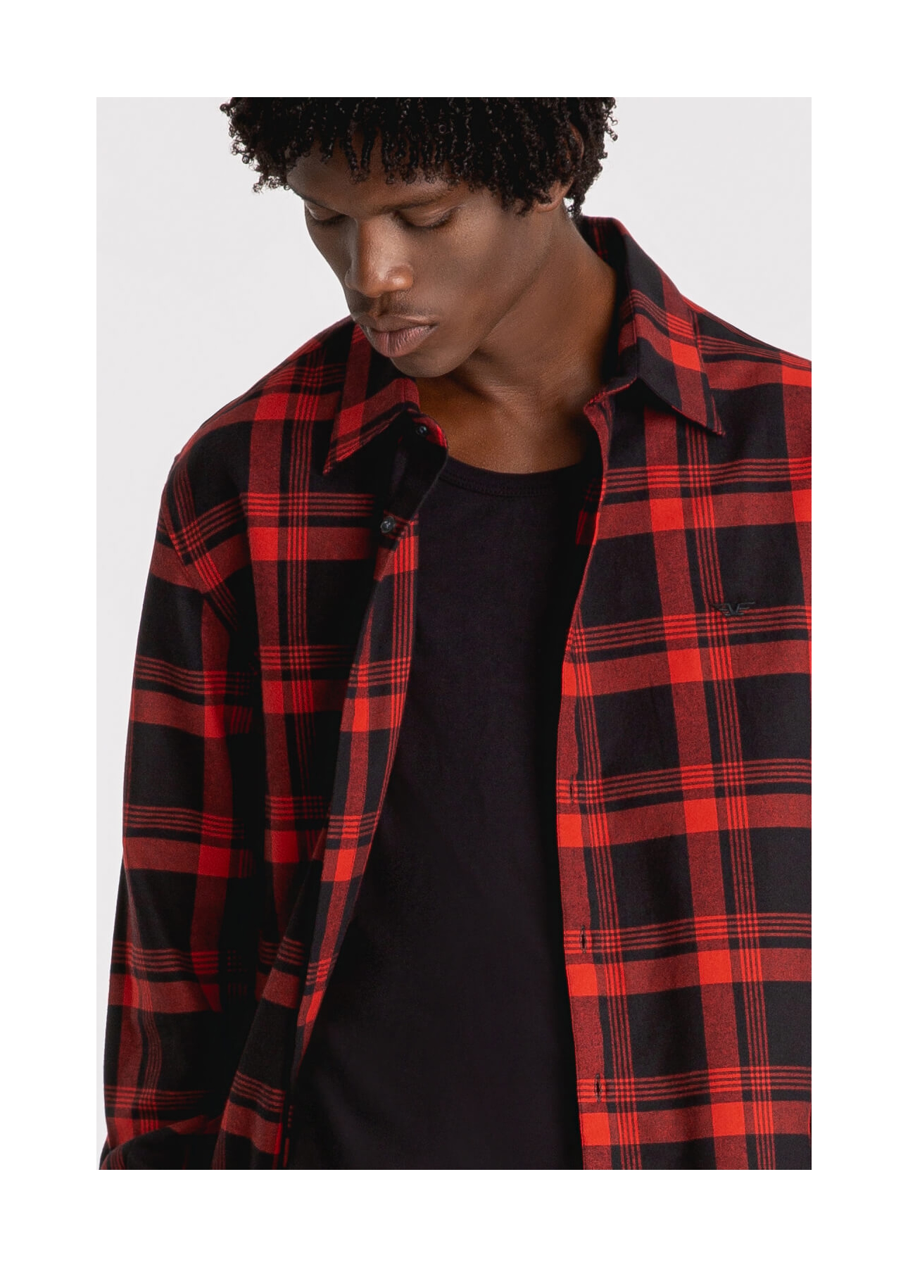 Camisa Xadrez Kalemo Class Anatomic Vermelho
