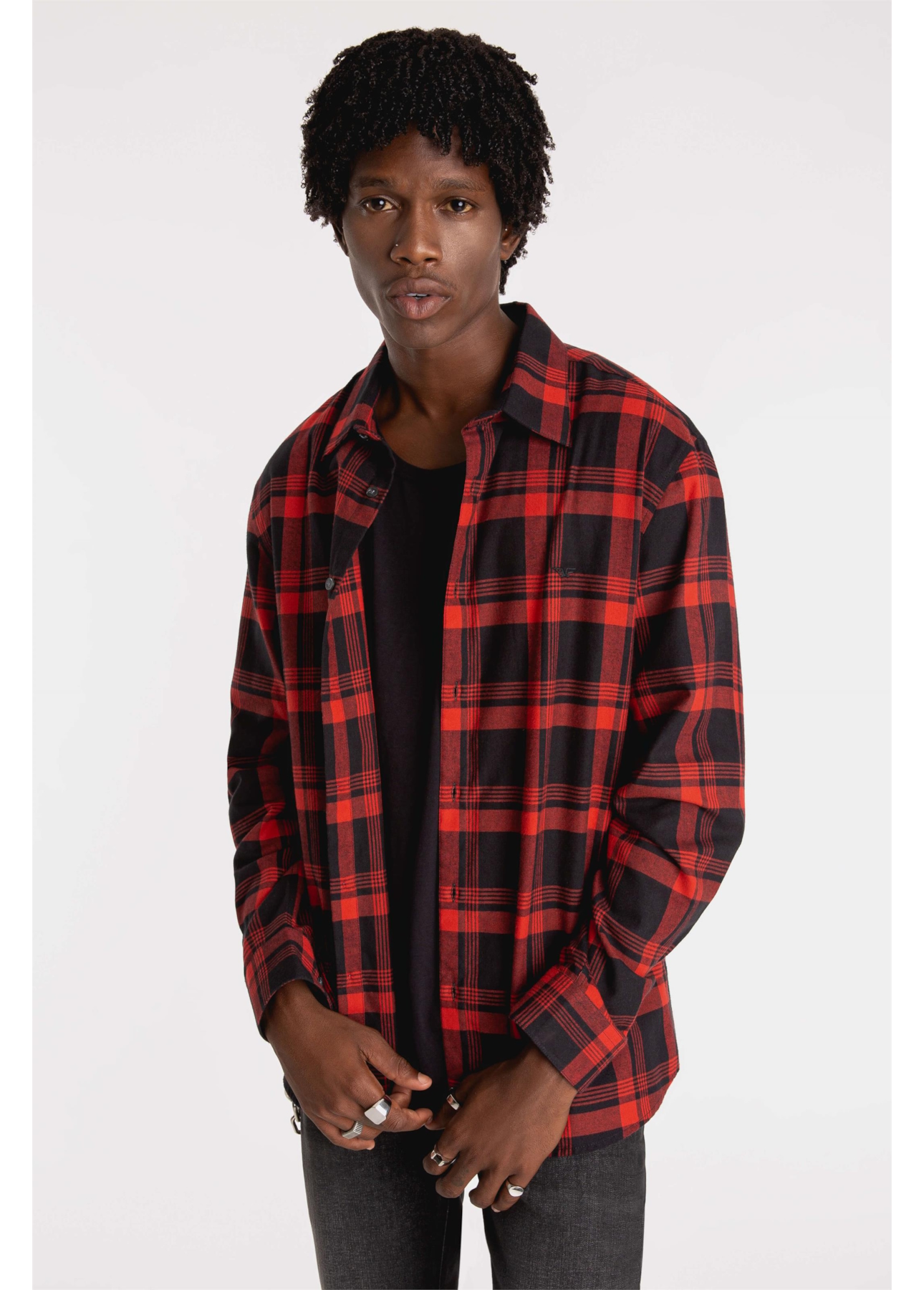 Camisa Xadrez Kalemo Class Anatomic Vermelho