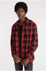 Camisa Xadrez Kalemo Class Anatomic Vermelho