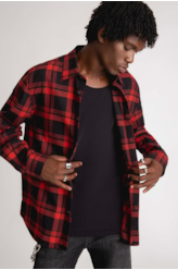 Camisa Xadrez Kalemo Class Anatomic Vermelho