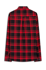 Camisa Xadrez Kalemo Class Anatomic Vermelho