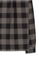 Camisa Xadrez Linen Blend Ocean Plaid Cinza