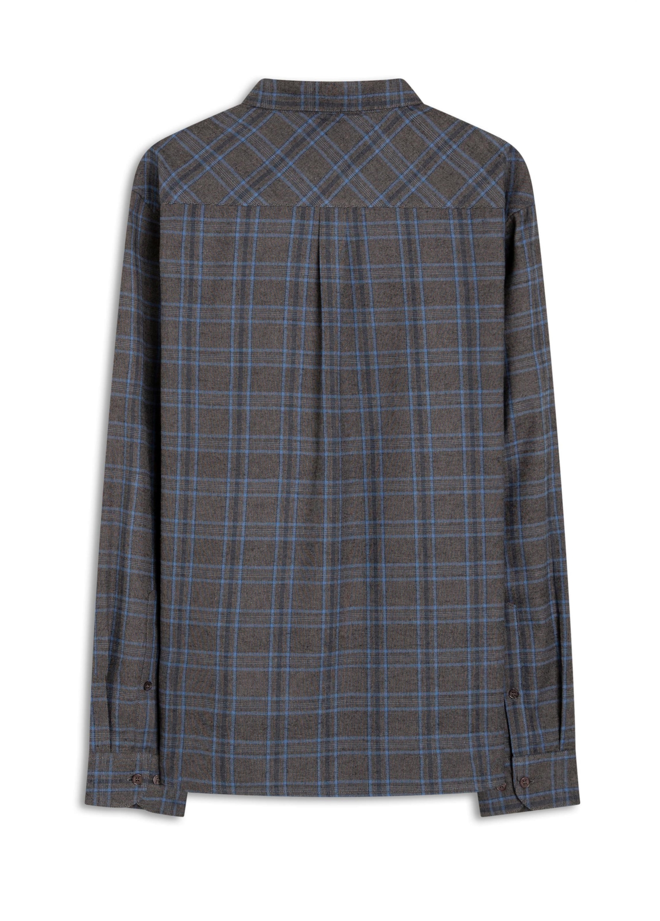Camisa Xadrez Nagano Classic Cinza Medio