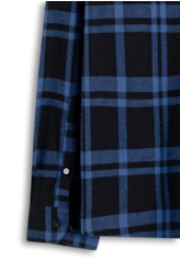 Camisa Xadrez Renoir Overshirt Irish Azul Bic